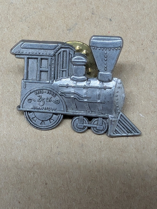 Hallmark Other - Vintage 1998 Hallmark Silver Train Commemorative Lapel or Tie Pin